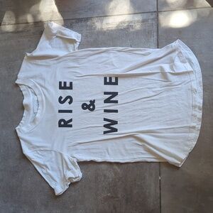 Sol Angeles Rise and Wine Tshirt XS